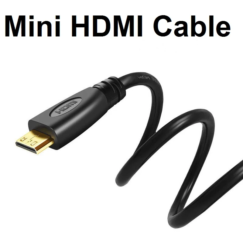 

HDMI 2m Mini HDMI to HDMI Cable Male to Male Adapter High-Speed HDMI A to HDMI Mini 4K HDMI Adapter Mini