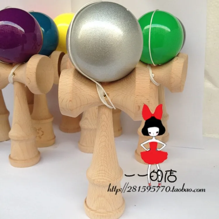 20 шт 14 видов цветов заводские магазины бутик традиционные Бук игры Kendama Бал PU Краски дань профессиональный