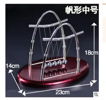

Newton hit ball with great science and education physical energy swing elastic touch crafts statue home decoration