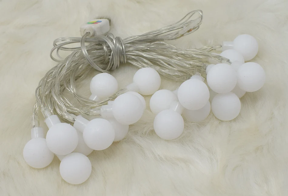 Waterproof LED Ball String Lamps 8