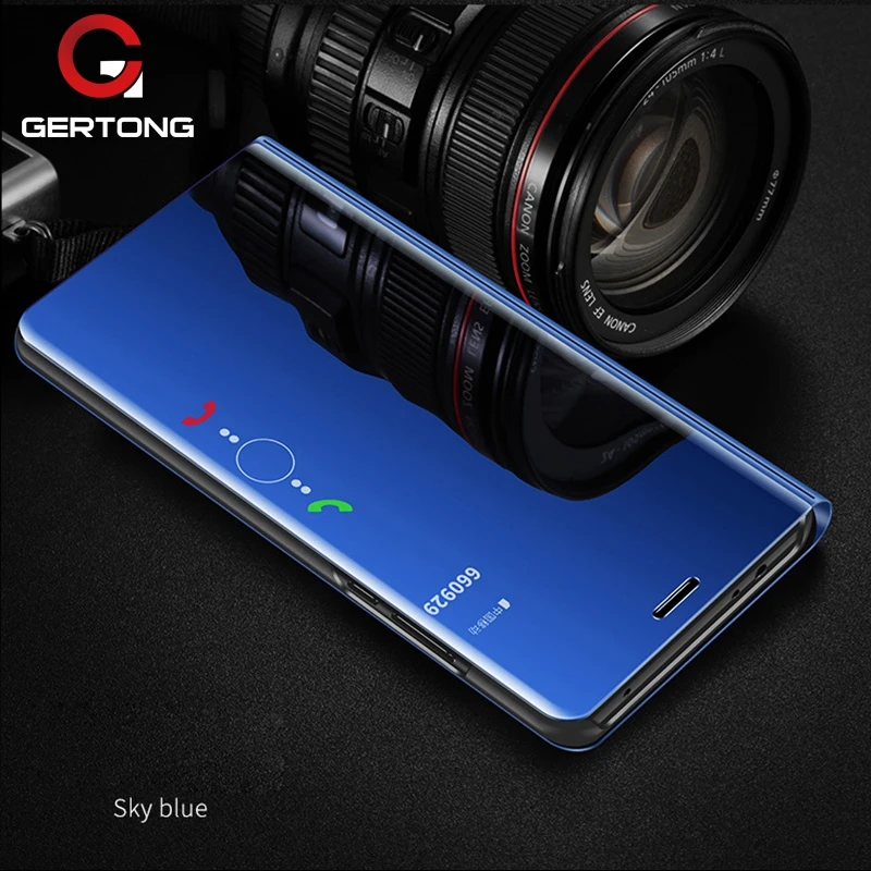 

Smart View Mirror Flip Cases For Xiaomi Mi A1 Redmi 5 Plus Note 4 4X 5A Prime Mi5X Leather Full Cover Phone Holder Case Shell