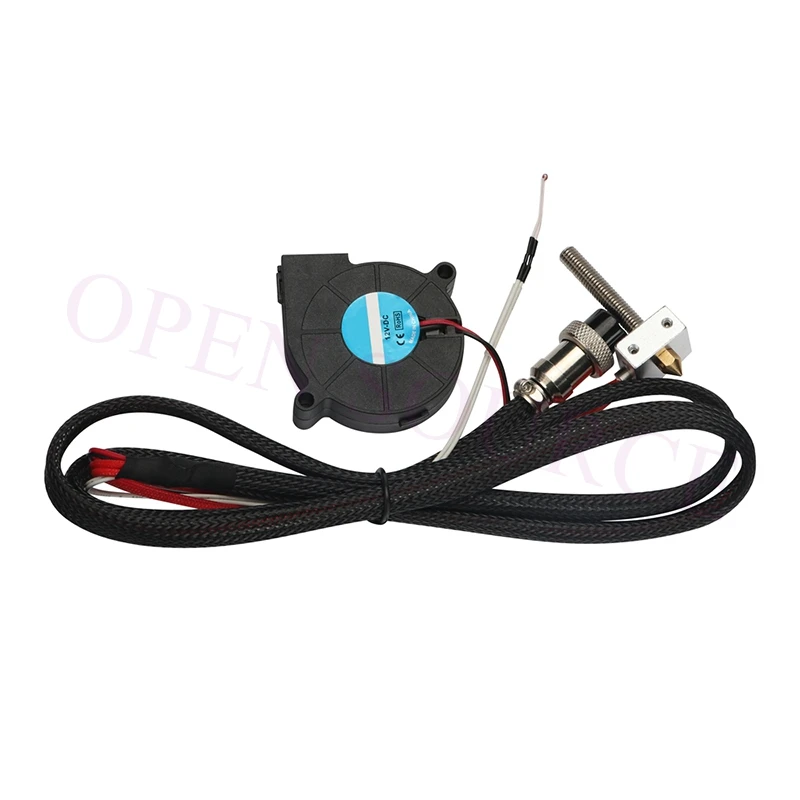 ANYCUBIC 3d принтер 4max 12v 1,75 мм/0,4 мм сопло экструдер комплект w/горла быстрое соединение нагревательная трубка Вентилятор охлаждения термистор ANYCUBIC 3d принтер 4max 12v 1,75 мм/0,4 мм сопло экструдер комплект w/горла быстрое соединение нагревательная трубка Вентилятор охлаждения термистор