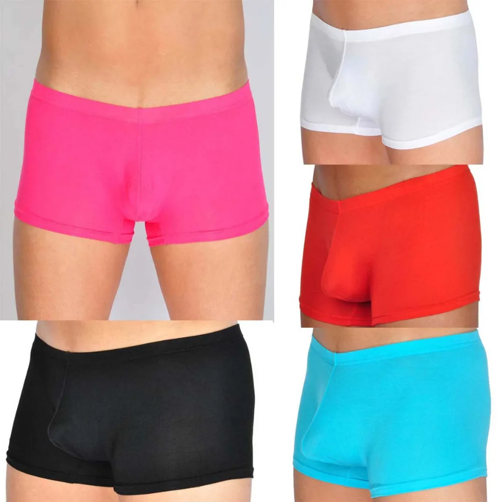 

5Pcs/Lot Men's Modal Boxers Underwear Pouch Trunks Comfy Boxers Short Pants