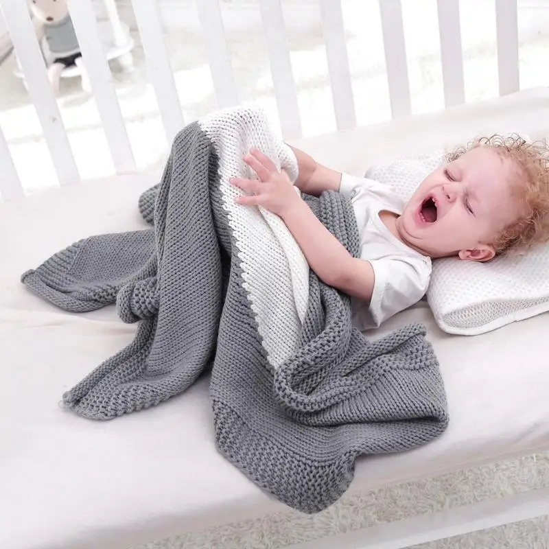 Детское одеяло в форме сердца для пеленания, s постельные принадлежности, одеяло, игровой коврик для детской коляски, детское одеяло, Вязаное детское вязаное одеяло