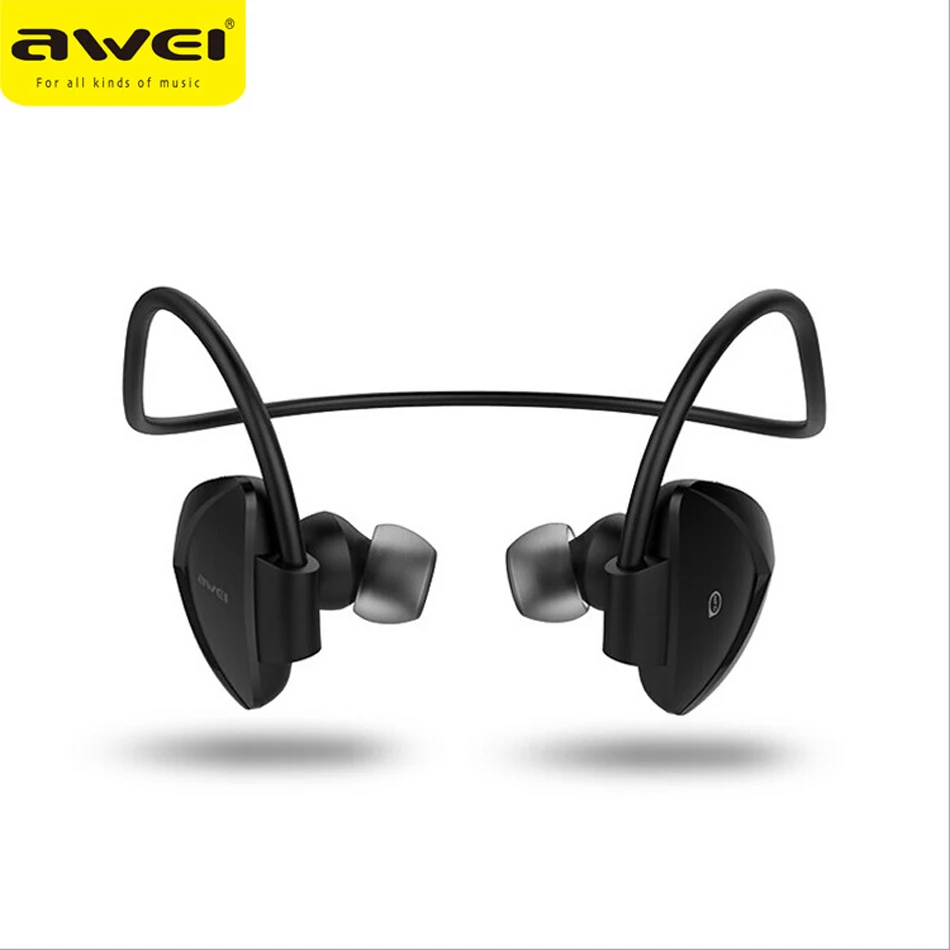 AWEI A840BL Waterproof Bluetooth Earphones Wireless Headphones With Mic Stereo sport Headset Fone de ouvido Auriculares Ecouteur bluetooth headphones fone de ouvido ecouteur bluetooth auriculares headset tbe236n