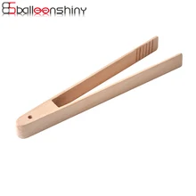 BalleenShiny ручной работы бамбуковые деревянные щипцы для еды щипцы для торта, тоста, барбекю щипцы зажим для выпечки инструменты для приготовления барбекю кухонная посуда