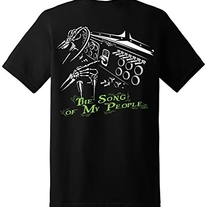 Diesel Life 81601340 Mens Short Sleeve T-Shirt with Song of People Design Black - Large (1)