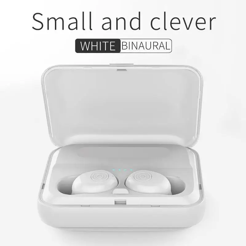 Белые/черные наушники BT 5,0 F9-3 TWS наушники Bluetooth 5,0 Беспроводные спортивные наушники с зарядным устройством для Xiaomi Apple huawei