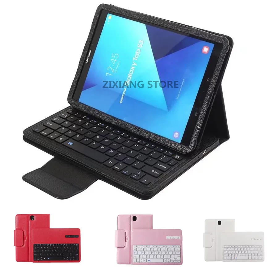 

High Quality Wireless Bluetooth Keyboard Case Cover for Samsung Galaxy Tab S3 9.7 Inch Bluetooth Keyboard Case +free Stylus
