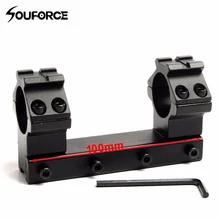 25,4 мм " Диаметр прозрачный двойной Объем кольца 11 мм крепление база ласточкин хвост рельс и 20 мм weaver rail в верхней части кольца плоский