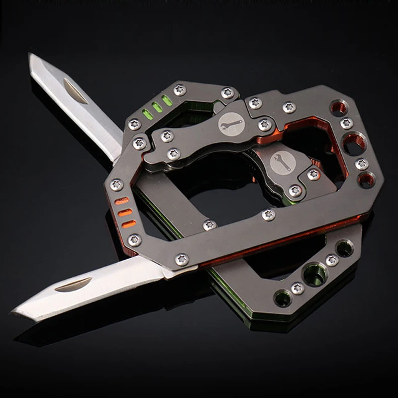 

Survival Camping Hiking Outdoor multi-functional key chain backpack buckle hook carabiner lock buckle quick buckle EDC