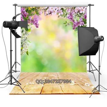 

Thin Vinyl photography background Customize spring flowers Backdrops Digital Printing Background for photo Studio F-2343