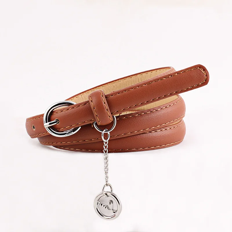 Circle Hanging Drop Belt Belts For Women Classic Wild Female Minimalist