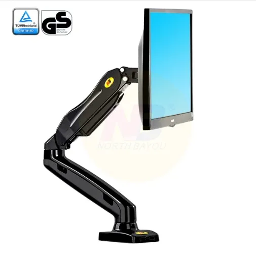 

Desktop Gas Spring 17-27" LCD LED Monitor Holder Arm Full Motion Gas Strut Flexi Monitor Mount Support Loading 2-6.5kgs NB F80