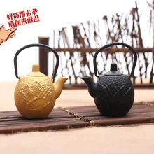 Зеленый чайник бутылка маленький японский чайник Орхидея мини чугунные горшки чугунные чайники Орхидея пальмовый горшок Япония чугунный чай Специальный