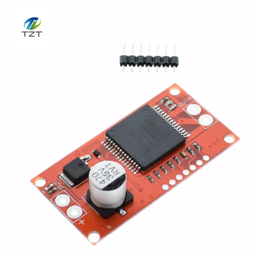 

10pcs Free Shipping! 30A Mini VNH2SP30 Stepper Motor Driver Shield module For Arduino