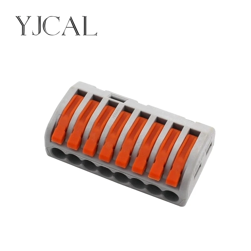 

Wago Type 222-418 10PCS Universal Compact Wiring Conector Terminal Block Connectors Terminator Wire Connector AWG 28-12