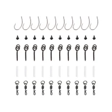 Высокого качества 50 шт. установить обычные лиса крюк с винтом высокоуглеродистой Сталь и Пластик высокая стоимость производительности