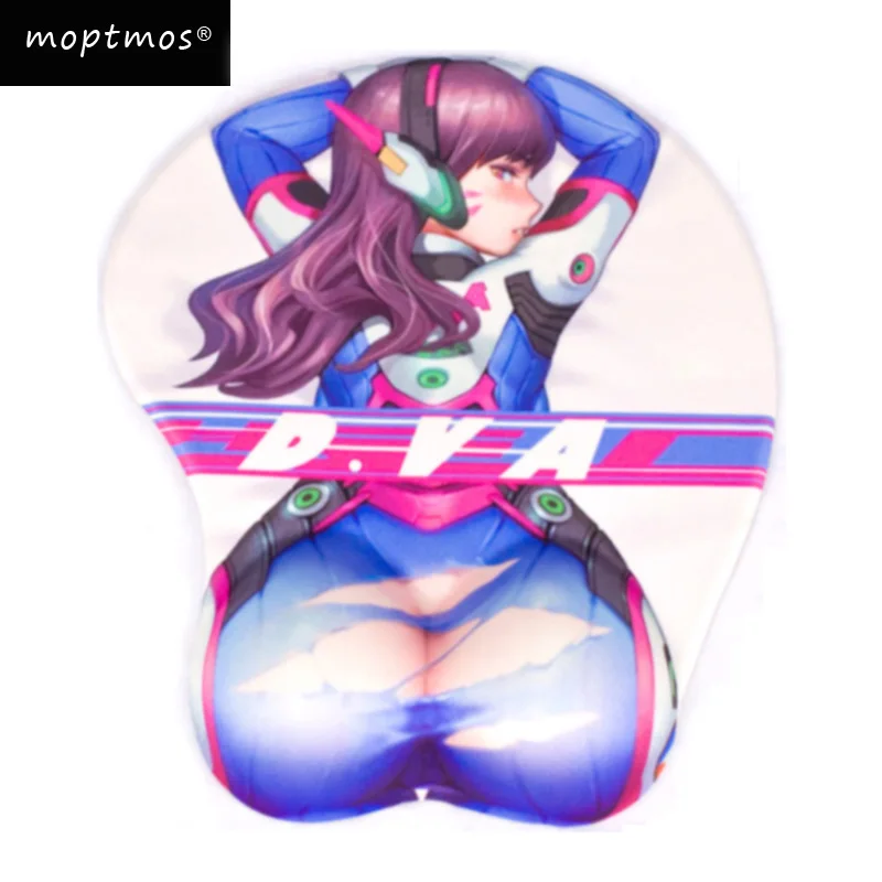 Коврик для мыши 3D Overwatch с аниме мягкий силиконовый гелевый коврик сексуальными