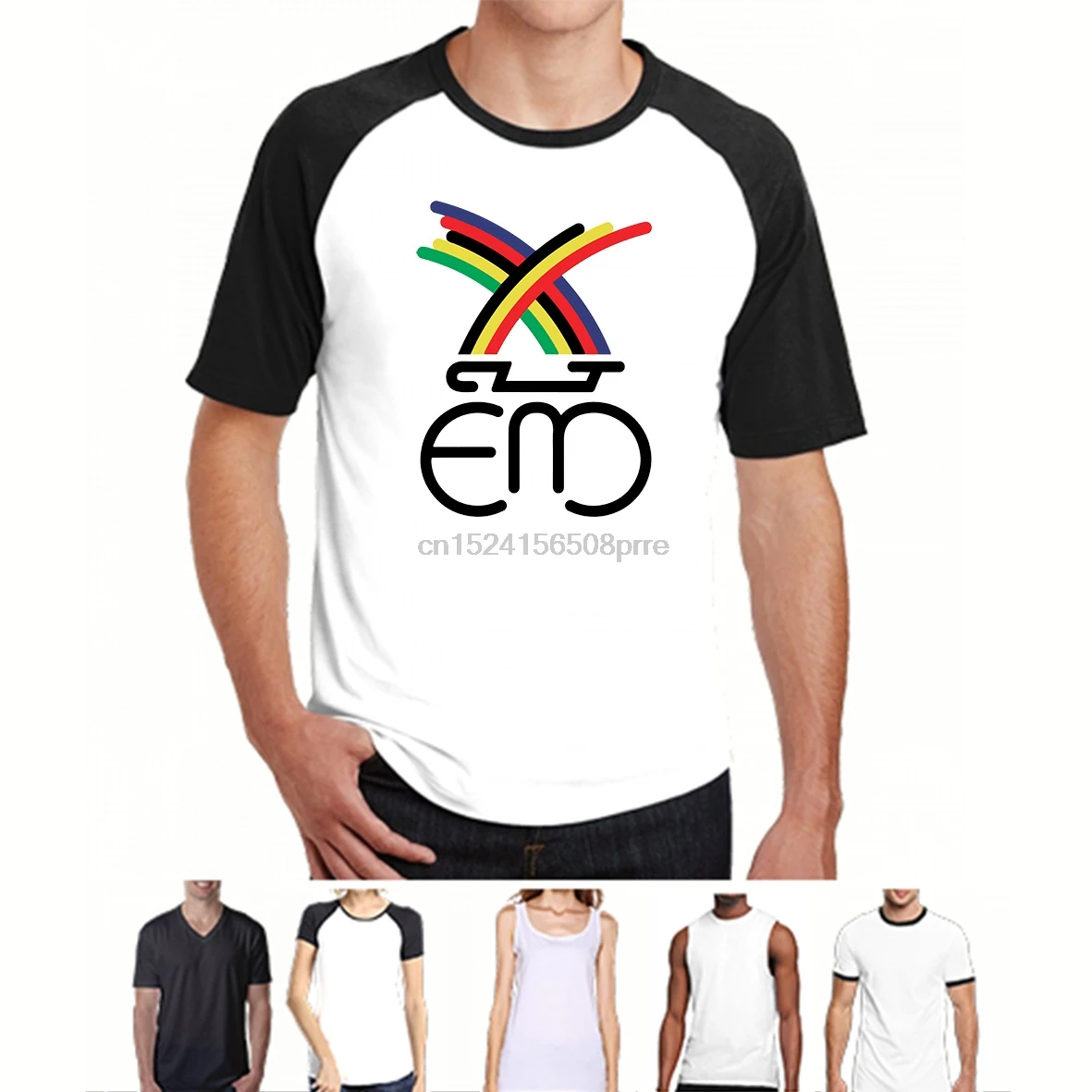 Хлопок o-образным вырезом пользовательские печатные футболки классические автомобильные Eddy Merckx женские футболки