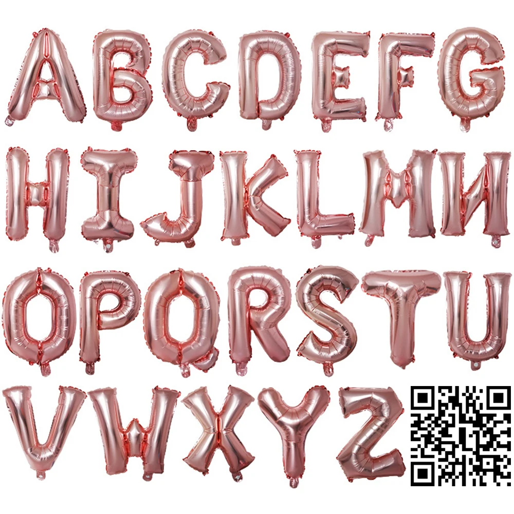 

1pc 32/40inch Aluminium Foil Letter Ballons Accessories Kids Event Festive Supplies Birthday Party Decoration Wedding Balloons