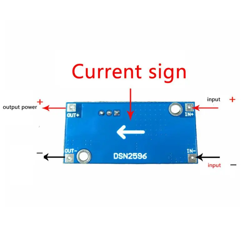 Ultra-Small Unids LM2596 DC / DC Power Module Buck 3A Adjustable Buck Regulator Module Ultra 24 V 12 V Switch 5 V 3 V Tool 5.9