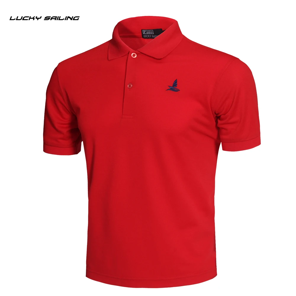 LS brand men polo shirts 2017 fashion solid polo shirt casual business
