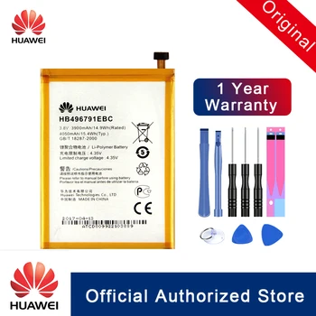 

HuaWei 100% Original Battery HB496791EBC For Huawei mate 1 Ascend MT1-U06 MT2-L02 MT2-L05 Replacement Phone Batteria 3900mAh
