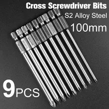 1sets Magnetic Hex Cross Phillips Head Screwdriver Bit Set Tool PH1 PH2 Screwdriver Head 100mm Shank 1/4 inch S2 Alloy Steel цена 1sets Magnetic Hex Cross Phillips Head Screwdriver Bit Set Tool PH1 PH2 Screwdriver Head 100mm Shank 1/4 inch S2 Alloy Steel цены онлайн