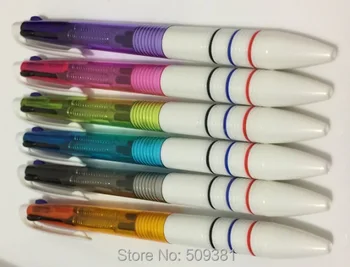

50 pcs/lot, Wholesales, Free Shipping, High Quality Ballpoint Pen, Multi-color Pen, Office School Supplies. Gifts. 6 Colour