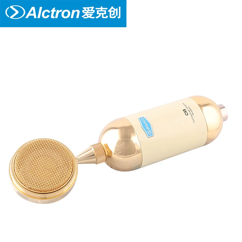 Alctron CX5 позолоченные большие диафрагмы кардиоидный конденсаторный микрофон