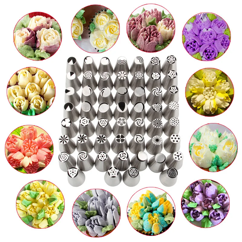 

1 Pc Russian Nozzles Cake Decorating Tools Kitchen Gadget Utensils Accessories Piping Nozzles Flower Cream Pastry Tips Cupcake