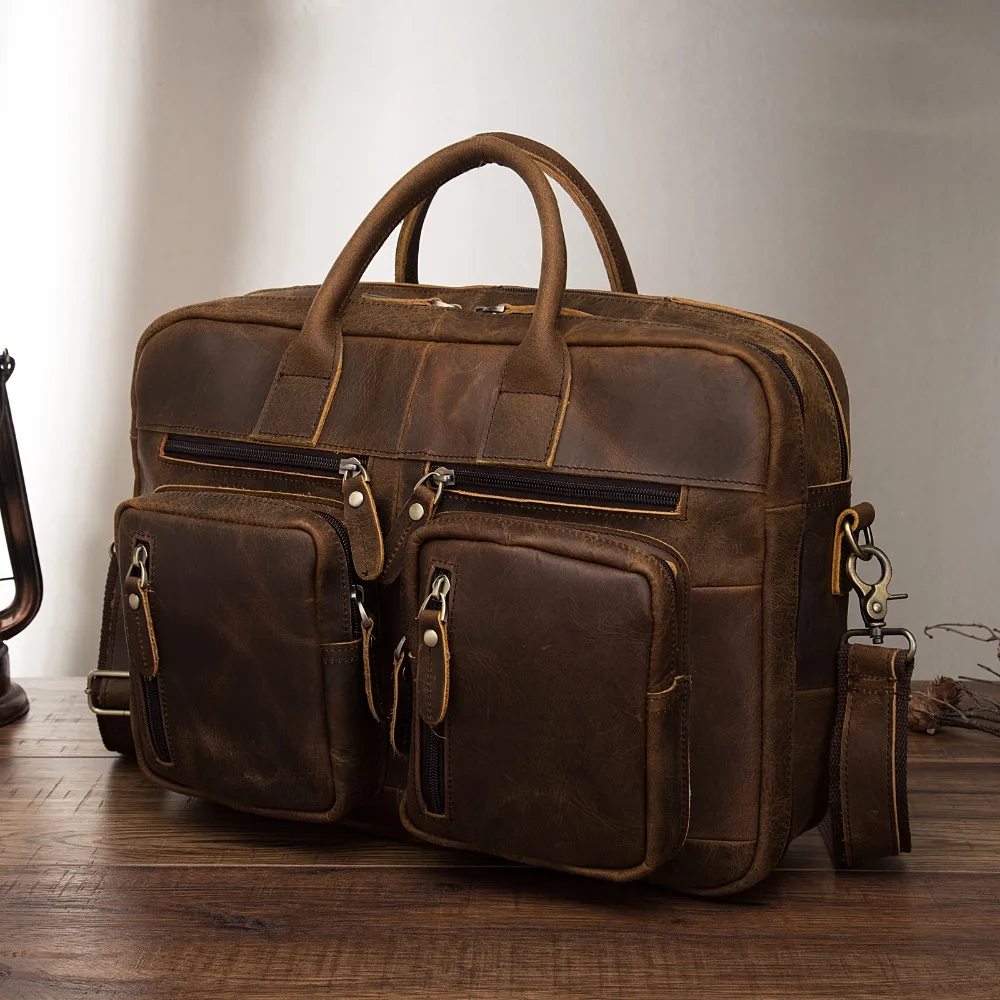 Originele Lederen Fashion Business Aktetas Messenger Bag Mannelijke Ontwerp Reizen Laptop Document Case Tote Portfolio Tas K1013-d Originele Lederen Fashion Business Aktetas Messenger Bag Mannelijke Ontwerp Reizen Laptop Document Case Tote Portfolio Tas K1013-d