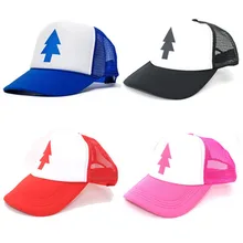 Унисекс для женщин и мужчин бейсбольная шляпа модели гротеск город изогнутая черная розовая дерево мультфильм сетка Гольф солнцезащитная Кепка декоративная