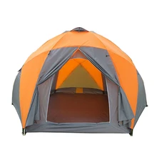 Large yurt tent double weatherproof camping tents 9-10 than people wholesale and leisure tent