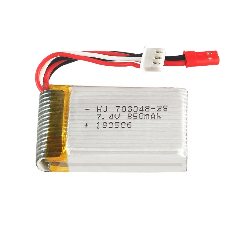 Lipo аккумулятор для Udi U829A U829X MJXRC X600 HQ 907 7 4 В 850 мАч 20C JST SM|Перезаряжаемые батареи| |