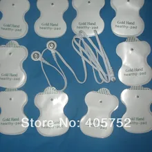 2000 шт./лот хорошее качество Английский электрическим током колодки для терапия массажер+ DHL