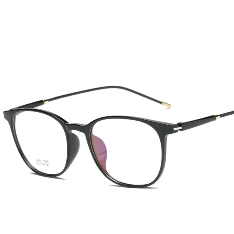

TR90 Glasses Frame Clear Fashion Myopia Glasses Frame Men Optical Eyeglasses Frame Women Prescription Glasses 058 Metal leg