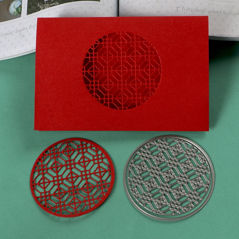 DUOFEN METAL CUTTING DIES Chinese New Year decoration pattern stencil DIY Scrapbook Paper Album 2019 new 1