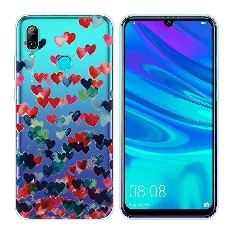 Silicone Fundas for Huawei P Smart 2019 Soft TPU Back Phone Case for 6.21 inch P Smart 2019 Clear Cover PSmart 2019 Shell Capa  (41)