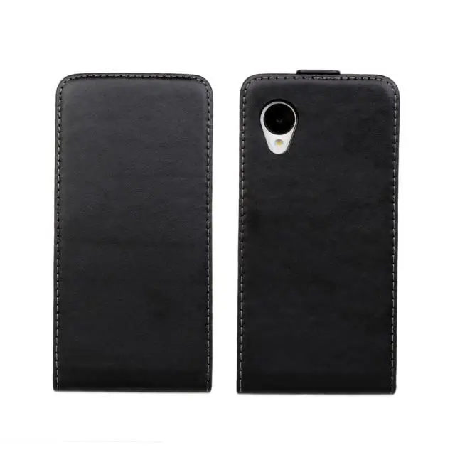 

White Pink High Quality Genuine Leather Flip Vertical Case Cover For LG Google Nexus 5 E980 with Magnetic Closure
