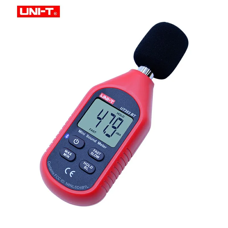 Цифровой измеритель уровня звука UT353BT Bluetooth шума 30 130 дБ контроль звука|Шумомеры| |