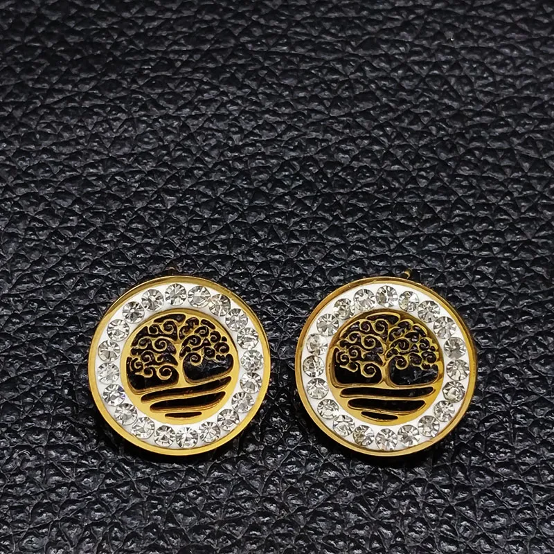 2021 Древо жизни обувь с украшением в виде кристаллов нержавеющая сталь набор