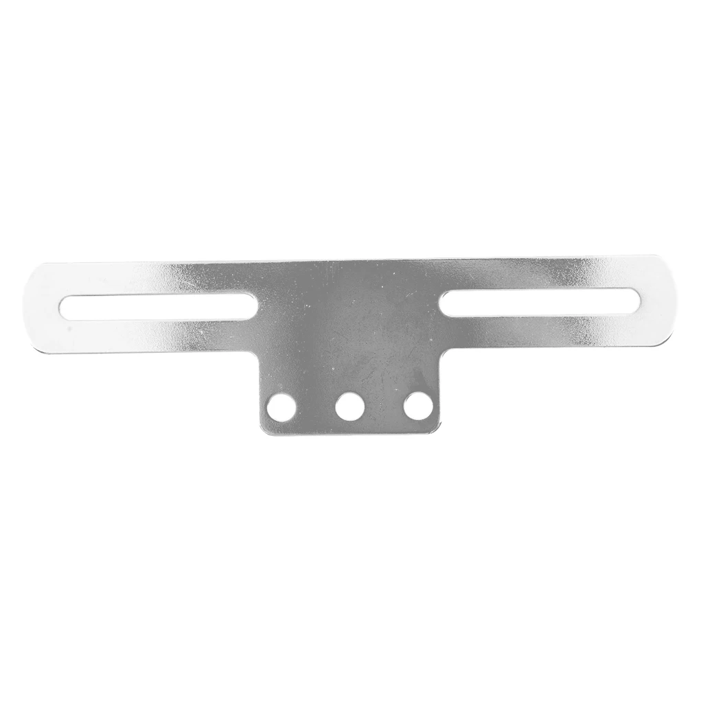 

Motorcycle License Plate Frame Holder Tail Rear Light Mount Bracket for Silver