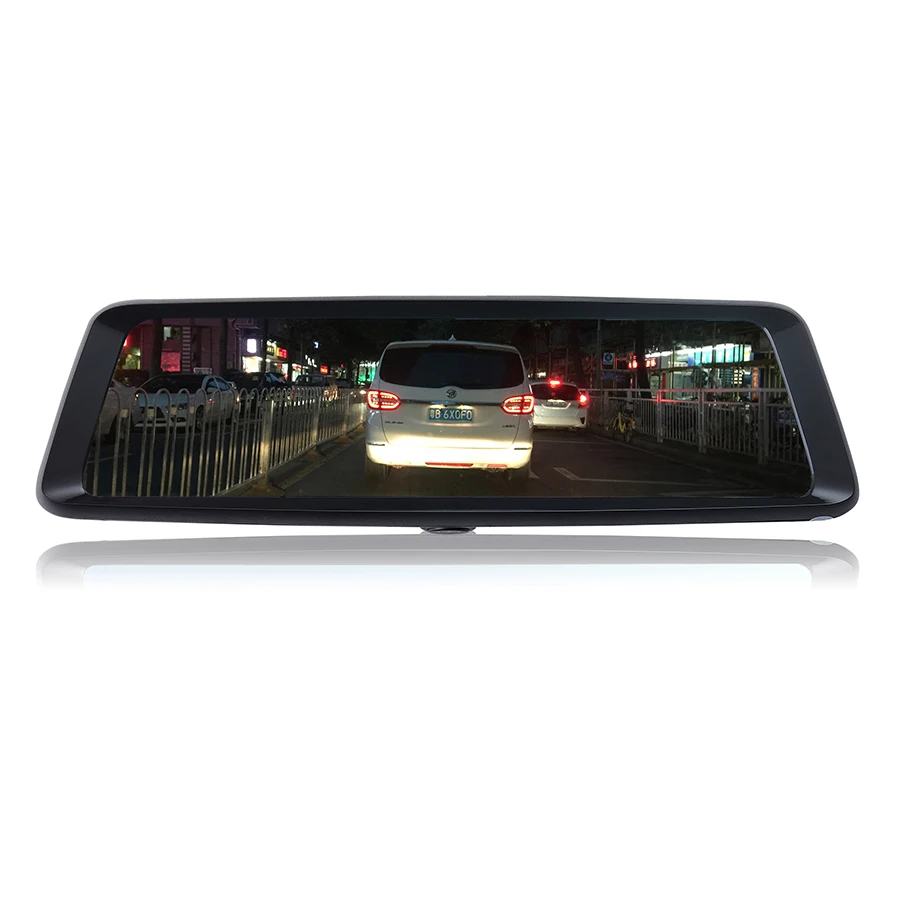 Otstrive 10 дюймовый видеорегистратор с двумя объективами Full HD 1080P 24 часа DVR зеркало
