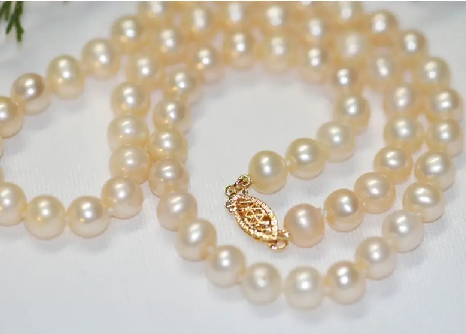 

Free Shipping NATURAL AAA+ 10-11MM TAHITIAN NATURAL WHITE PEARL NECKLACE 14KGP 18 inch t a()