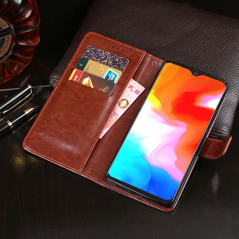 

For One Plus 6T Case Flip Business Wallet Leather Coque Phone Case for Oneplus 6T One Plus 6T Cover with Card Holder Accessories