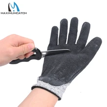 Maximumcatch Fishing Cut-proof Glove L/XL Size Cut Resistant Fillet Gloves Left Right Hand