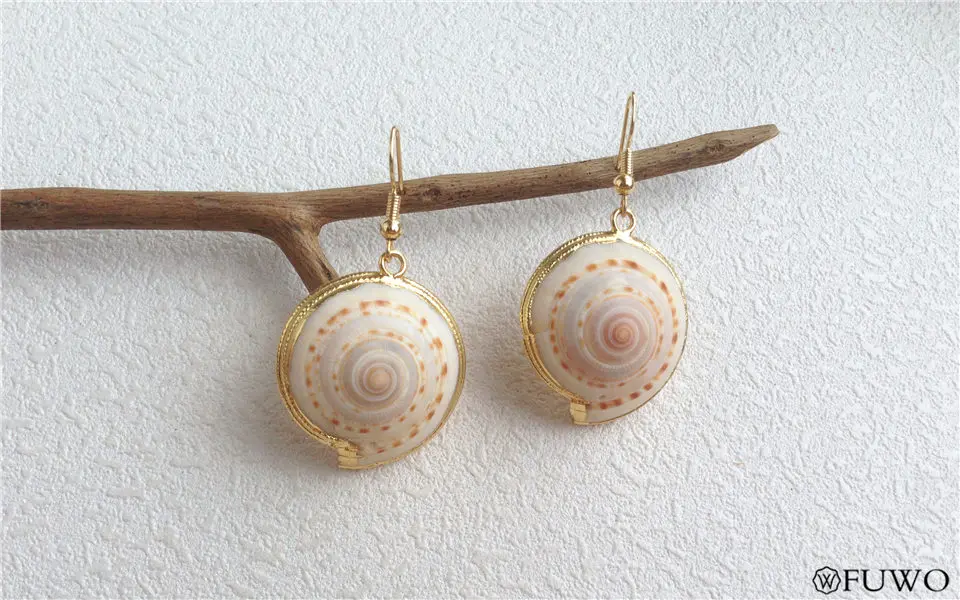 Spiral Sea Shell Earrings 11
