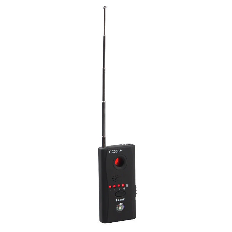 CC308+ антиподслушивающее устройство полный спектр круглый беспроводной GPS CCTV сигнальные детекторы IP Объектив GSM лазерные Finder EU/US зарядное устройство